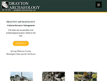 Tablet Screenshot of draytonarchaeology.com